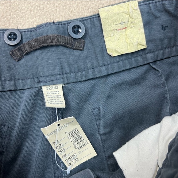 American Eagle Outfitters Pants Mens 32x32 Blue Army Cargo Surplus Trouser NWT - Picture 6 of 8